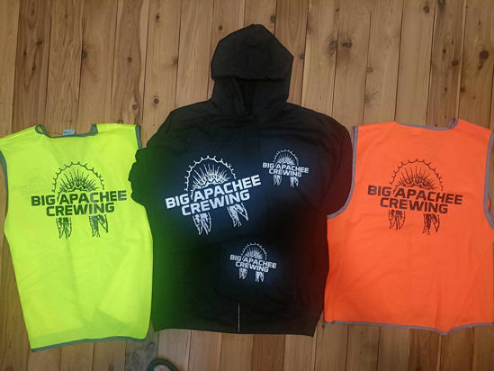 Picture of BIG APACHEE CREWING -  T-shirt (Black)